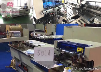 China Twin wire inserting machine inline hole punching function PBW580 for calendar supplier