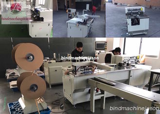 China Twin ring wire closing machine with punching PBW580 for calendar and notebook supplier