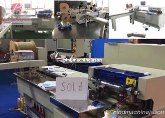 China Duo wire closing machine inline hole punching function PBW580 for notebook supplier