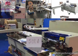 China Duo ring closing machine PBW580 for calendar with hole punching function supplier