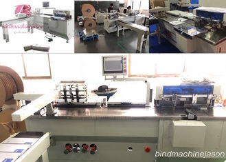 China Double ring wire inserting machine PBW580 include hole punching function supplier