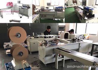 China Double loop wire binding machine with punching function PBW580 for calendar supplier