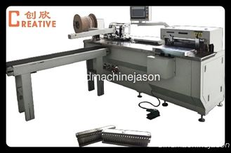 China Twin ring wire binding machine with hole punching inline PBW580 for print house supplier