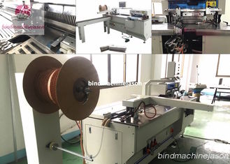 China wire o bind and punch inline machine PWB580 for Notebook and calendar supplier