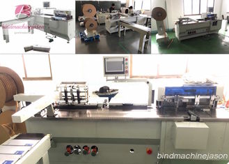China Automatic coil inserting machine PBW580 for print house make notebook supplier