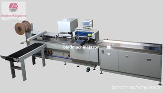 China Automatic wire binding machine PBW580S with hole punching and auto feed conveyor supplier