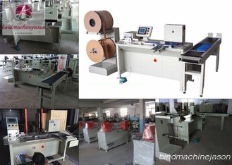 China Semi automatic notebook duo wire closer machine DCB360  without moulds change supplier
