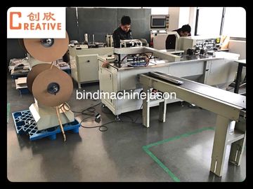 Automatic double ring wire closing machine with punching function PBW580 supplier