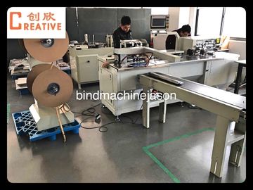 Twin wire inserting machine inline hole punching function PBW580 for calendar supplier