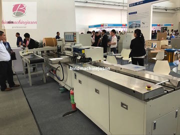 Automatic wire binding machine PBW580S with hole punching and auto feed conveyor supplier