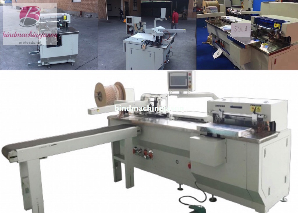 Automatic double ring wire closing machine with punching function PBW580