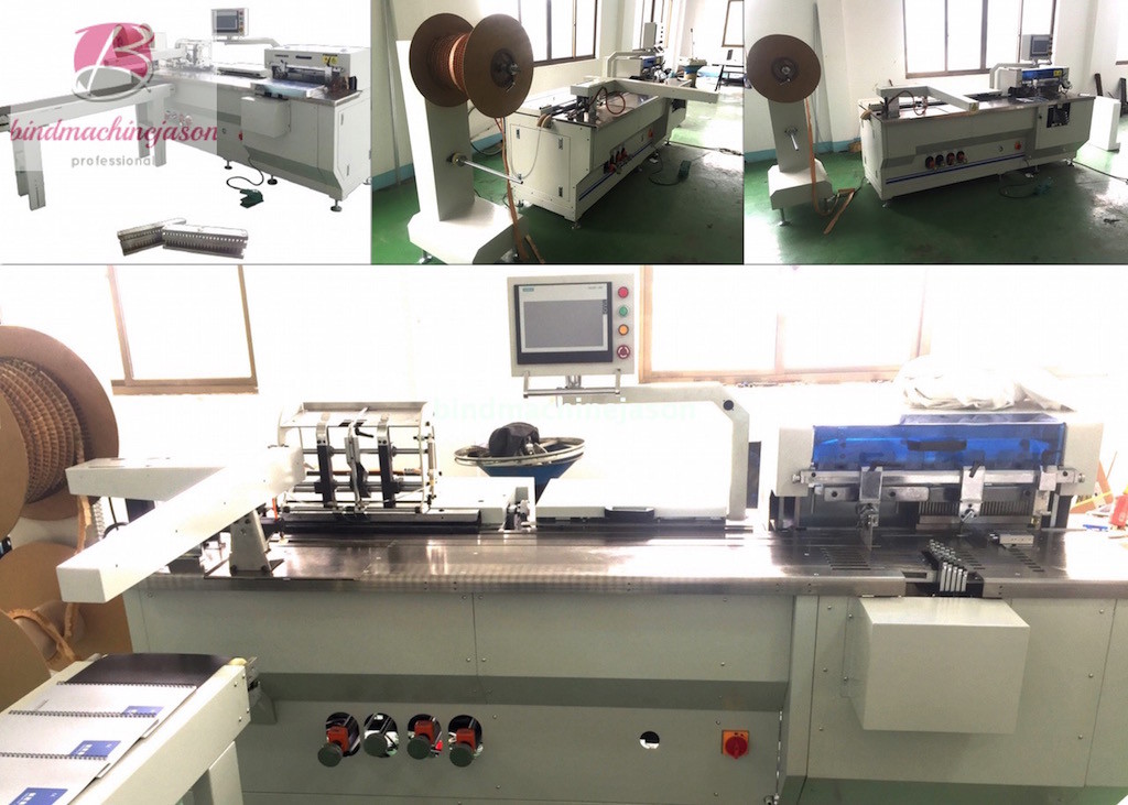 Automatic comb inserting machine PBW580 with high speed and hole punch